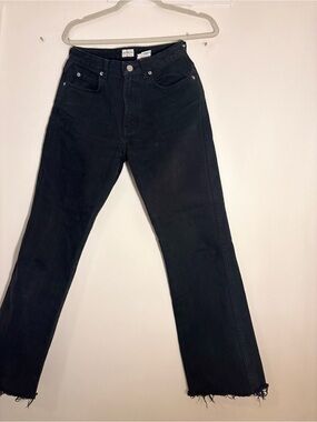 Vintage Calvin Klein Black Straight-Leg Women’s Jeans - Classic Fit